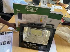 400w Original Richur Led Solar Flood Lights/ Inbuilt Battery