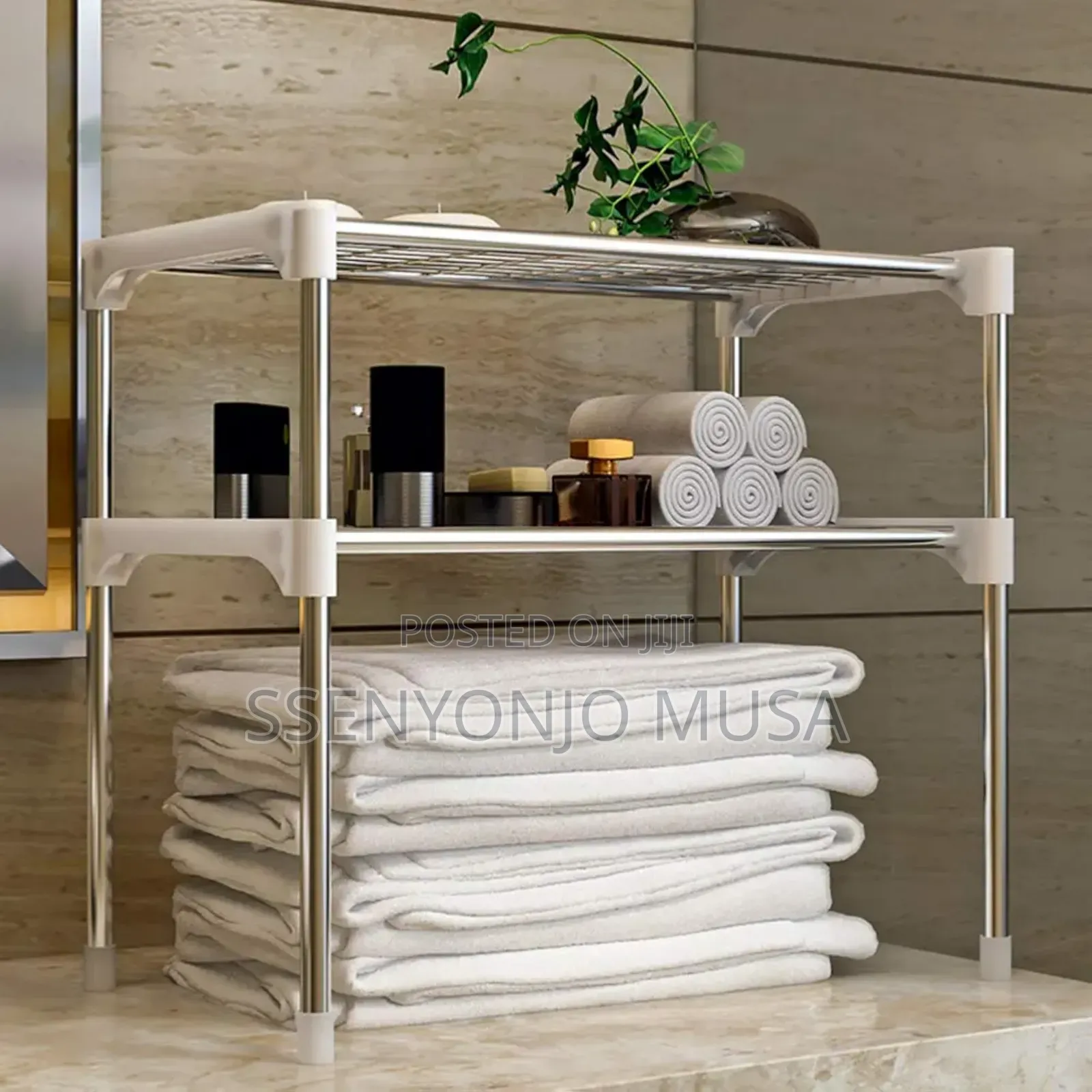 2-level Microwave Rack Kitchen Shelf -space-saving Storage