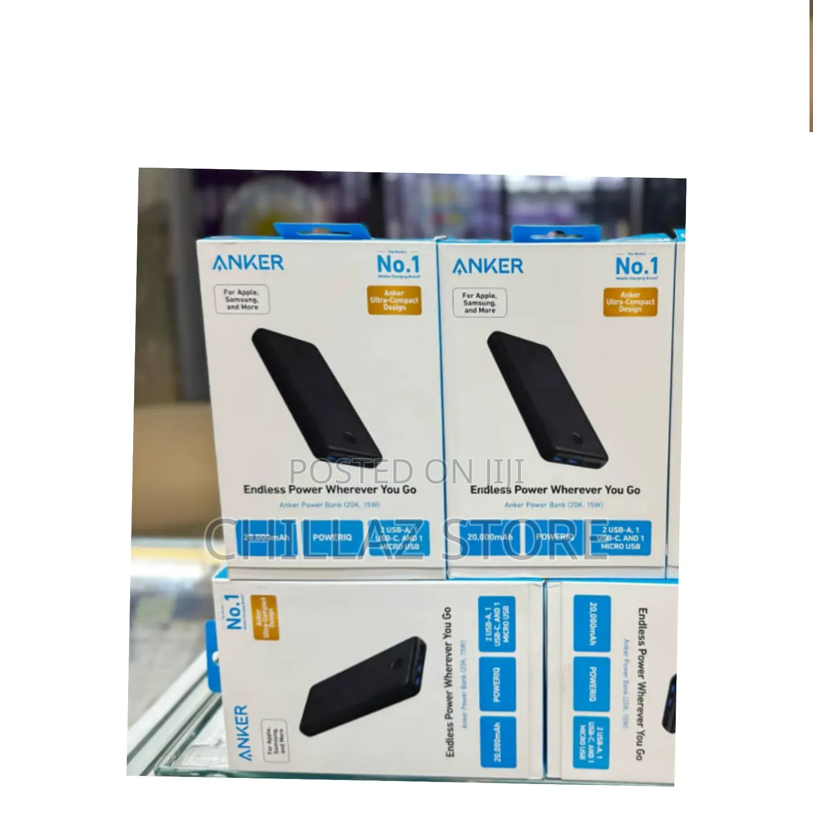 Anker 20000mah Fast Endless Power Bank.