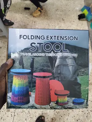 Folding Extension Plastic Stools