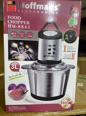 Hoffman 3l Electric Food Chopper