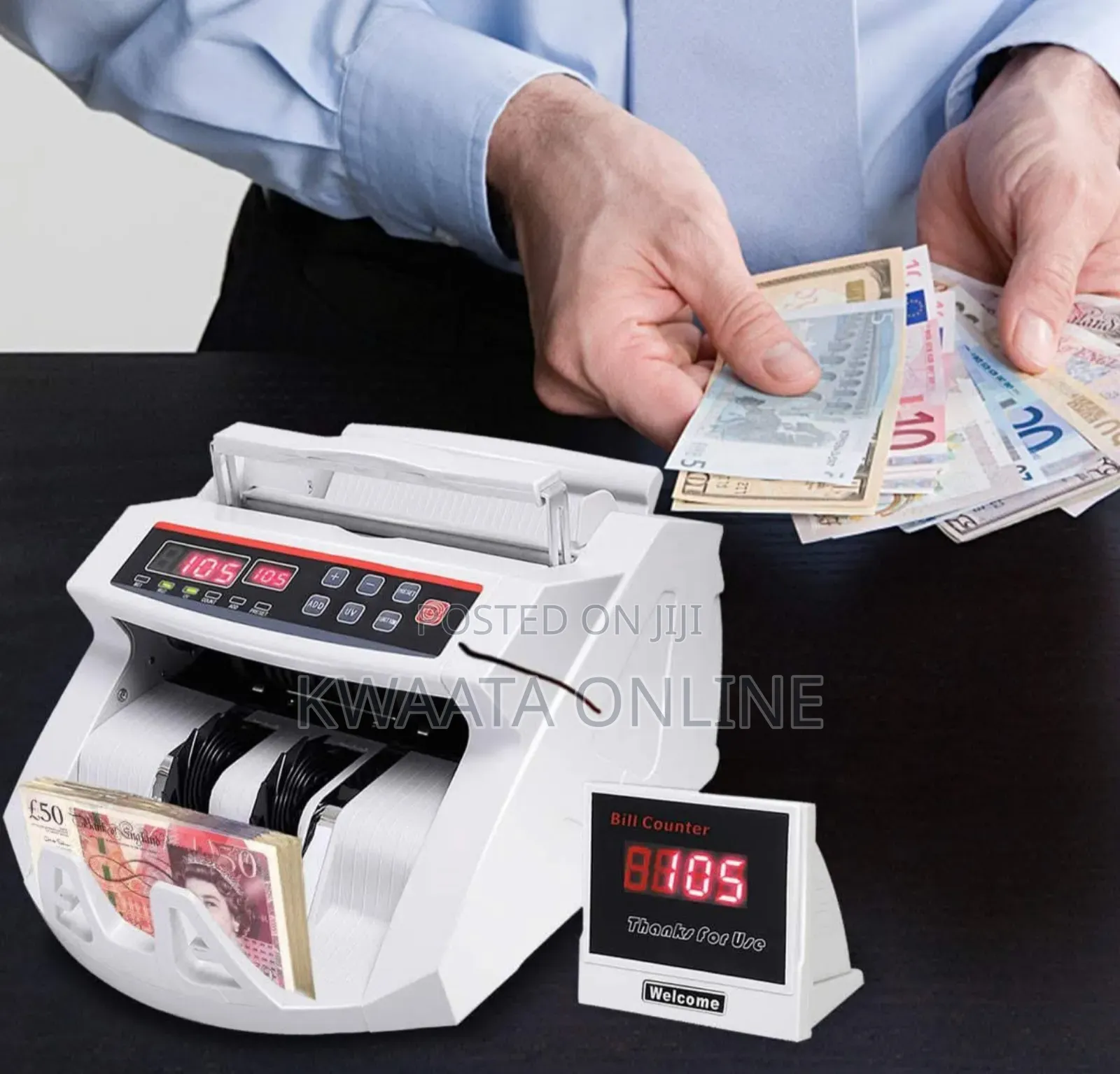 Money Counting Machine And Counterfeit Detector