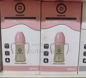 Groswiwi 2-in-1 Feeding Bottle_ Pink