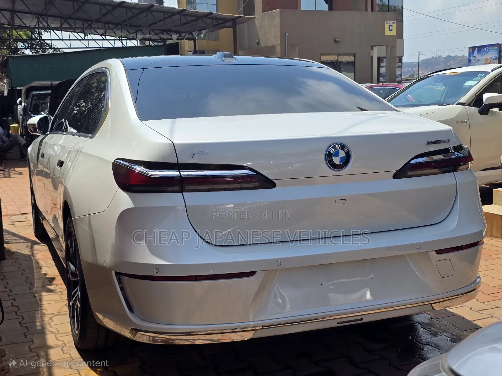 New BMW i7 2024 White