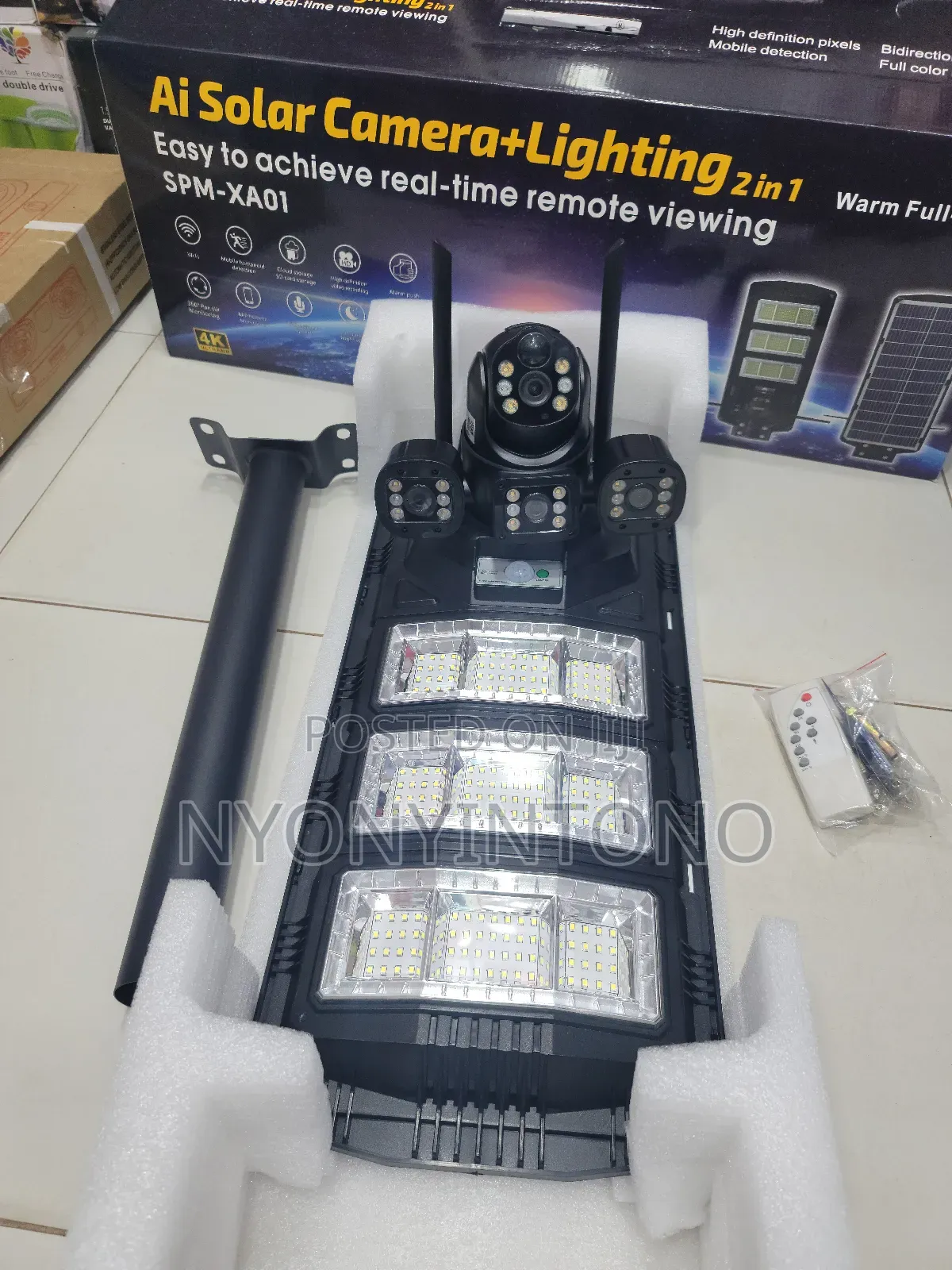 4g Wireless 4lense Security Camera + Lighting