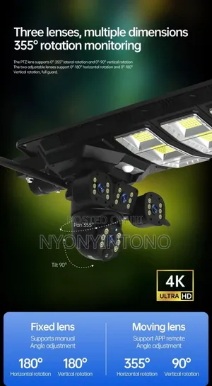 2-in-1 Solar Security Camera With Ai Wireless Camera