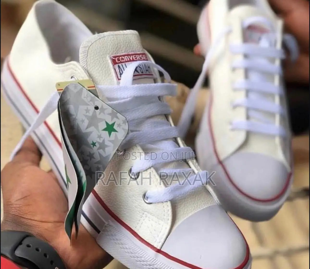 Classic White Leather All-star Converse