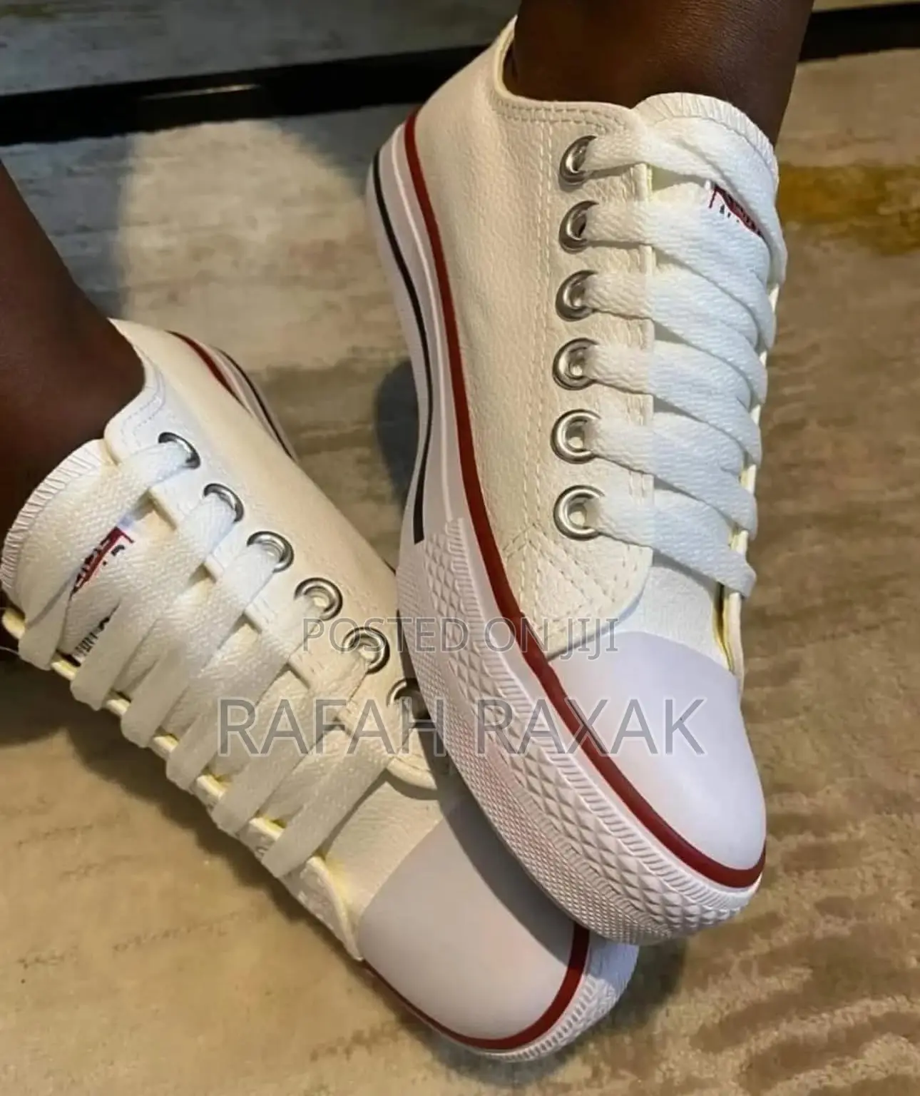 Classic White Leather All-star Converse