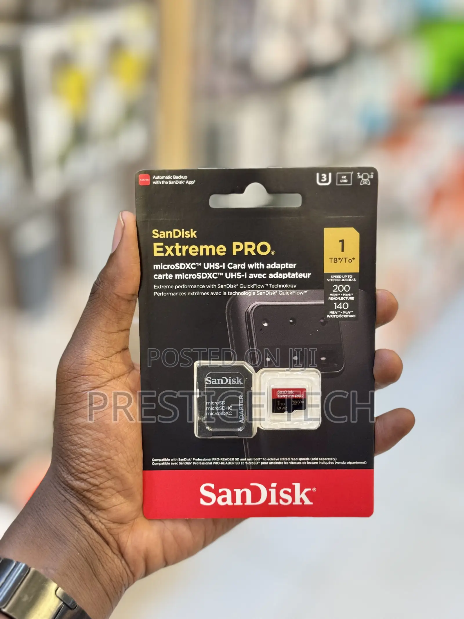 Sandisk 1tb Extreme Pro Microsd Memory Card 200mbps