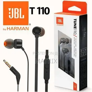 JBL Tune 110 - In-Ear Headphone With One-Button Remote
