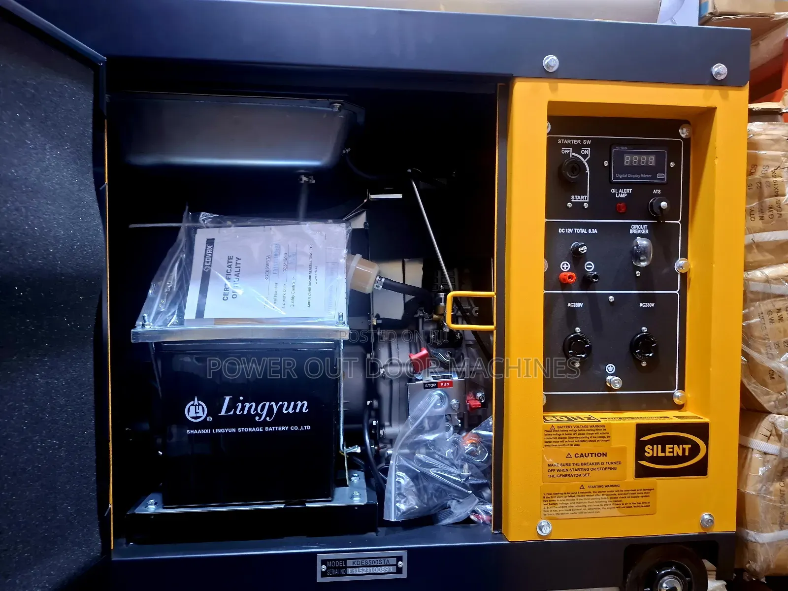 8.5kva Covax / Kipor Diesel Generator