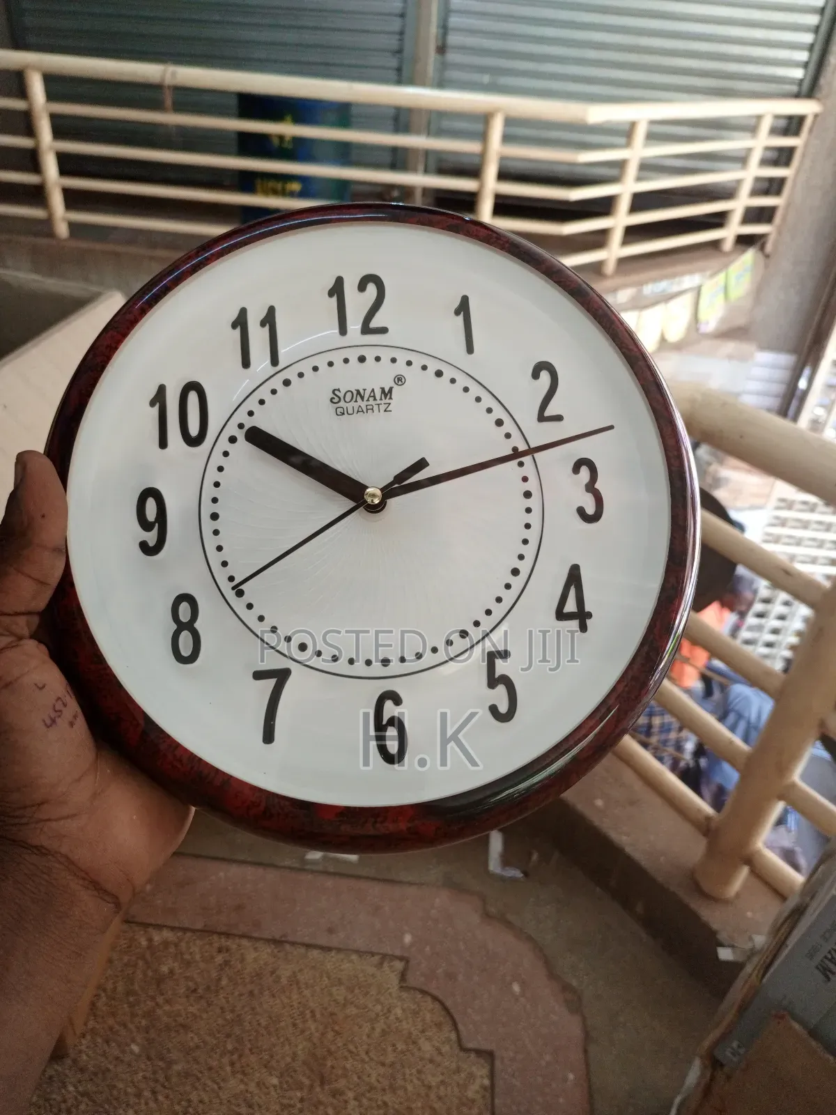 Sonam Quartz Wall Clock.