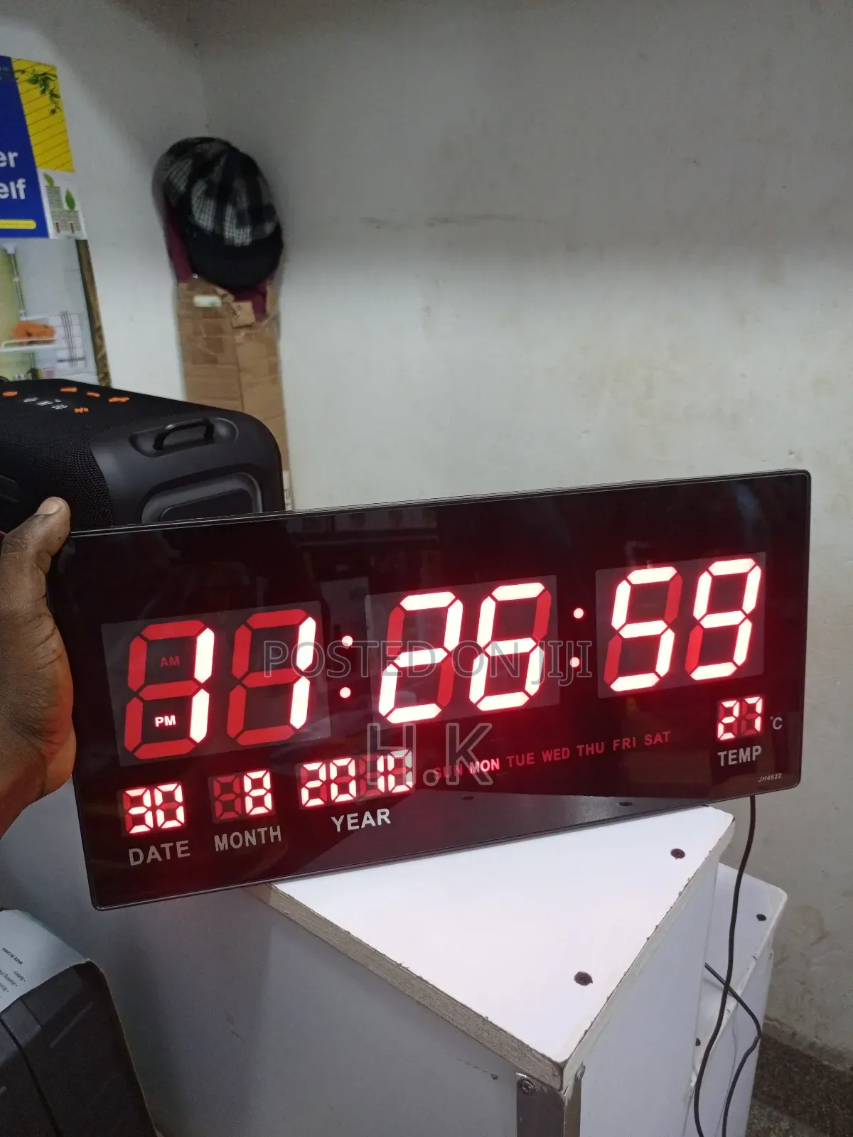 Starlet24 Jh4622 Led Digital Wall Clock 17.8×8.5inch