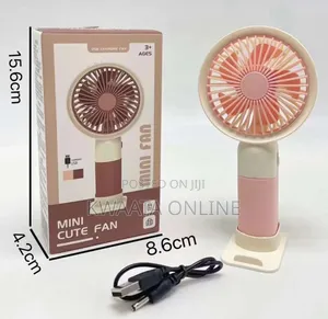 Mini Fan Hand Held Rechargeable 3 Speed - Milticolor