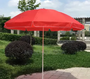 2mtrs Business Garden Sunscreen Red Umbrella