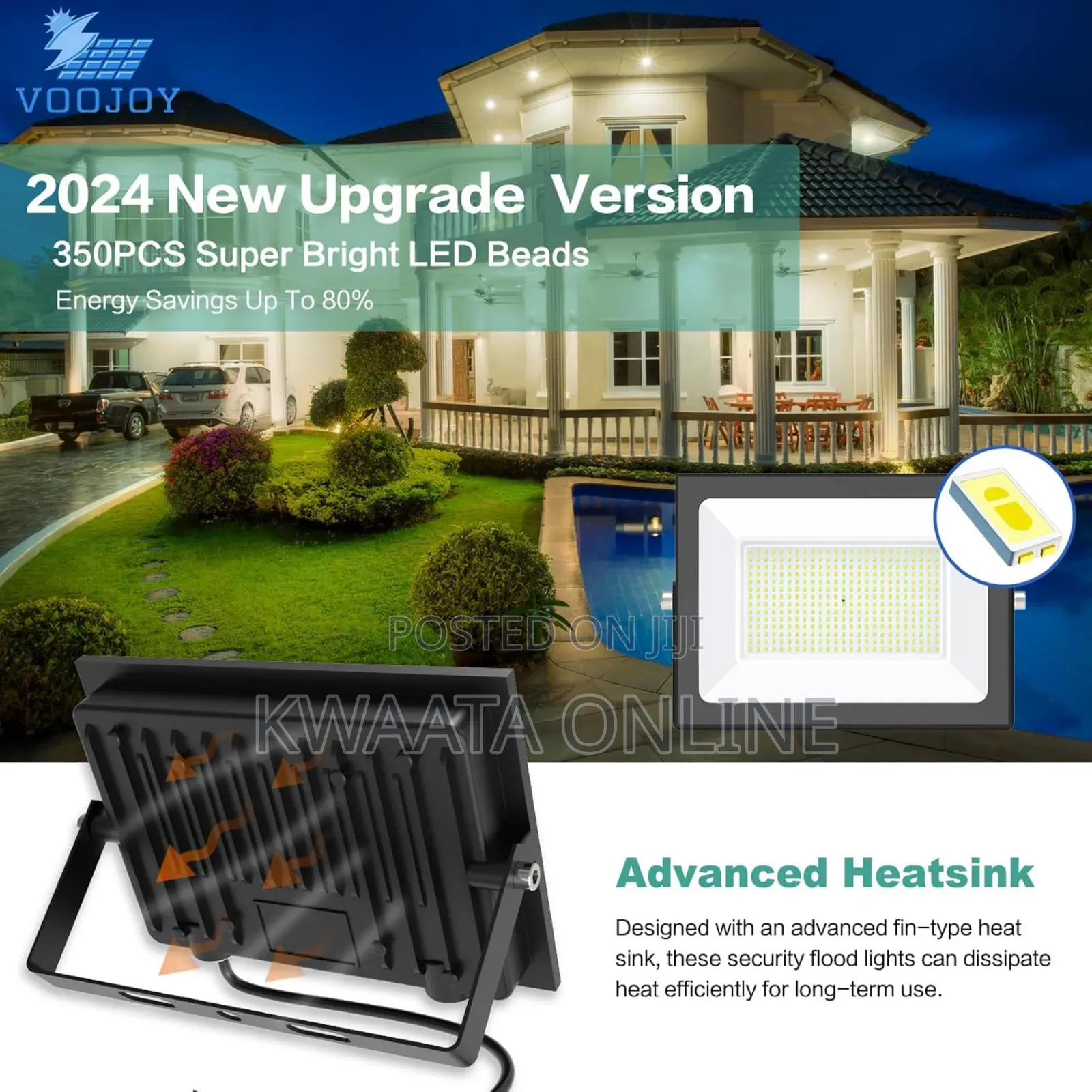 100w Led Flood Light Outdoor Work Light Ip66 Backyard Lights
