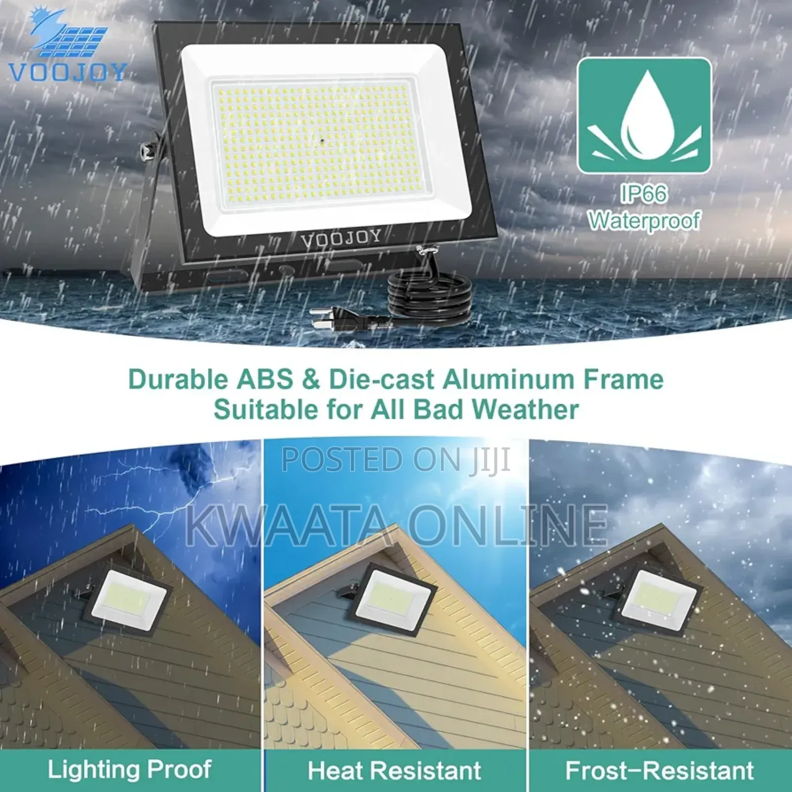 100w Led Flood Light Outdoor Work Light Ip66 Backyard Lights