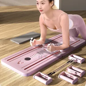 Foldable Pilates Sliding Board Automatic Rebound Ab Roller