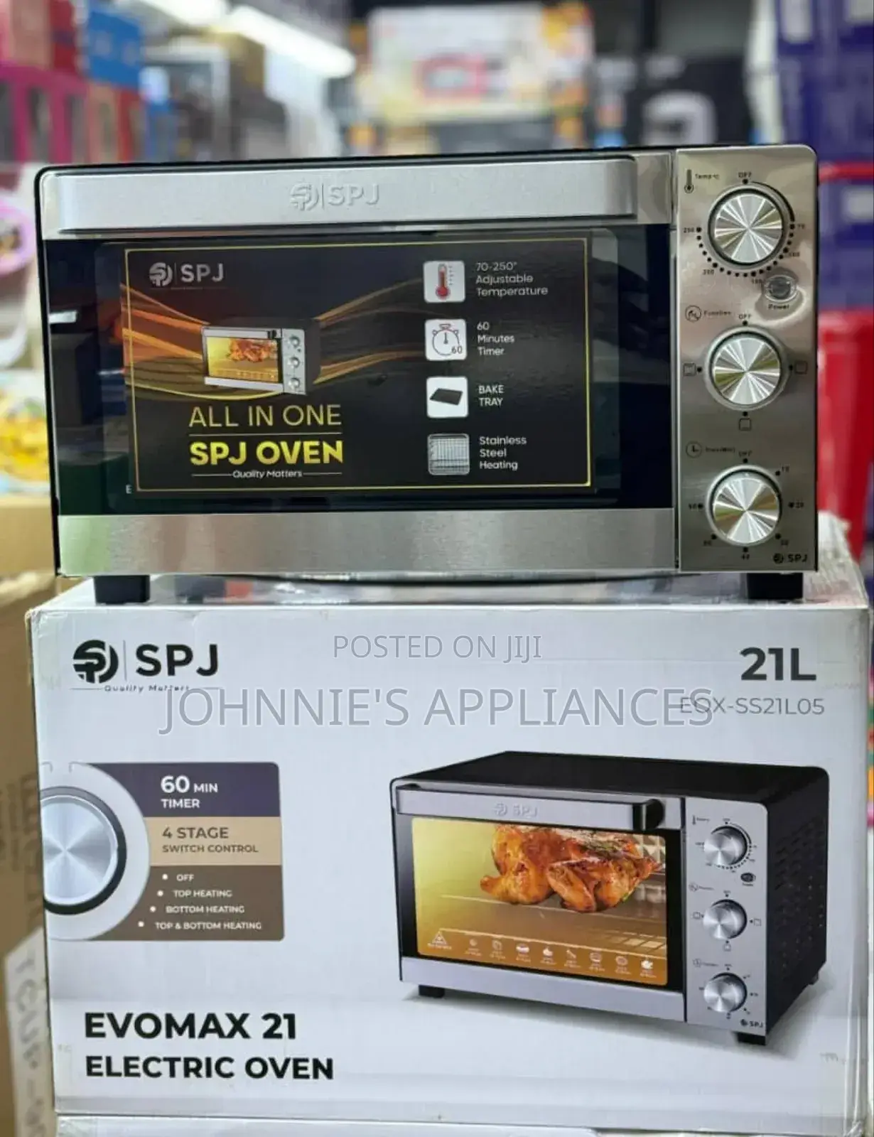 Spj Electric Mini Oven 21l Capacity