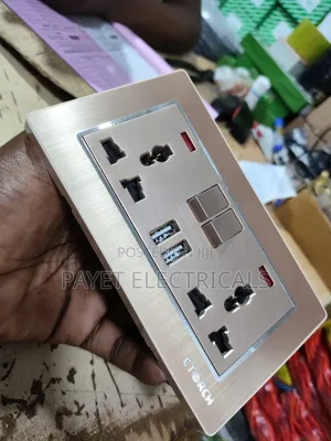 Multi Double Socket With Usb