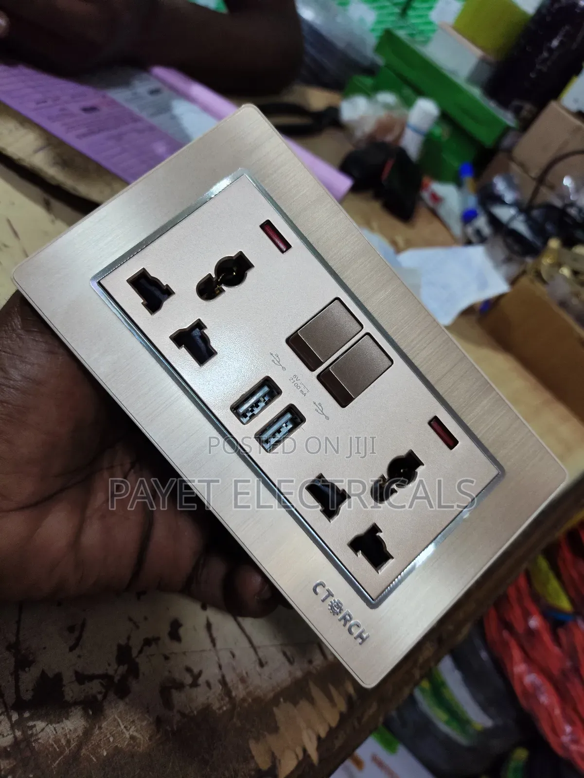 Multi Double Socket With Usb