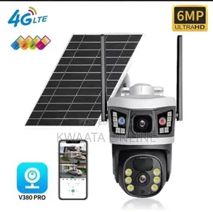 4g Solar 3in1 Outdoor CCTV Camera 2 Lens 3 Screen