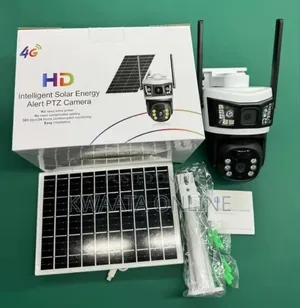 4g Solar 3in1 Outdoor CCTV Camera 2 Lens 3 Screen