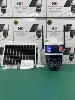 4g Solar 3in1 Outdoor CCTV Camera 2 Lens 3 Screen