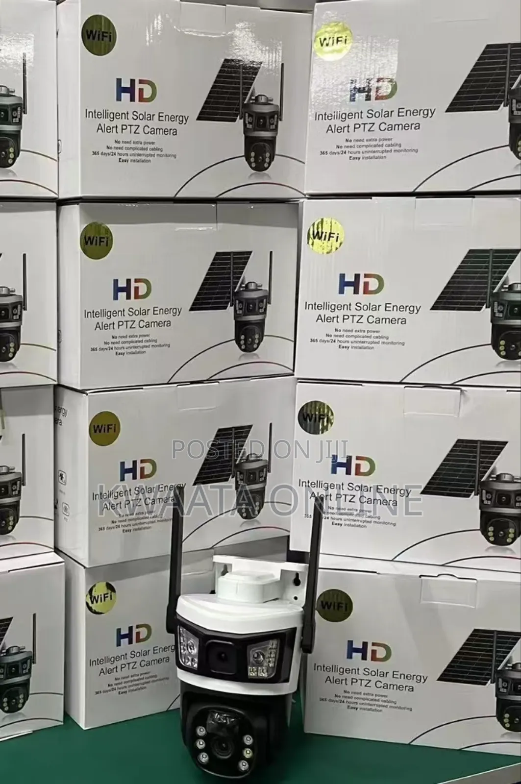 4g Solar 3in1 Outdoor CCTV Camera 2 Lens 3 Screen