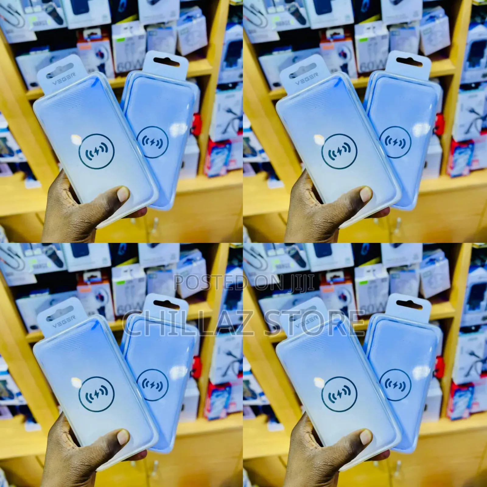 Veger Wireless Charging Power Bank.
