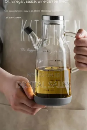 Cooking Oil Glass Dispenser.