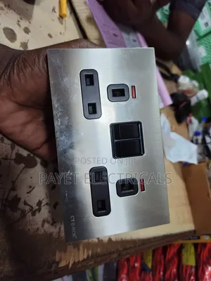 Silver Double Socket