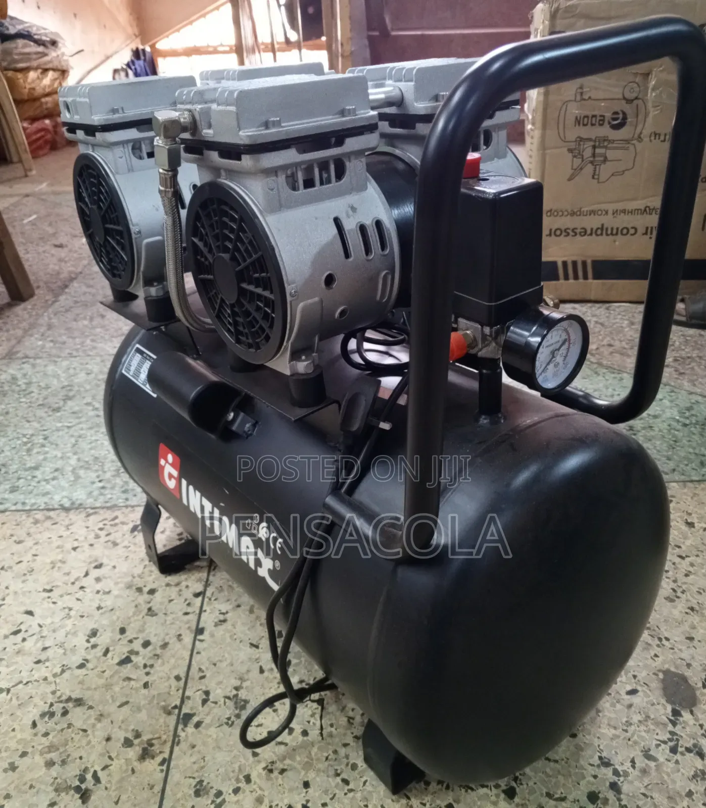 Silent 50 Liters Compressor Double Head