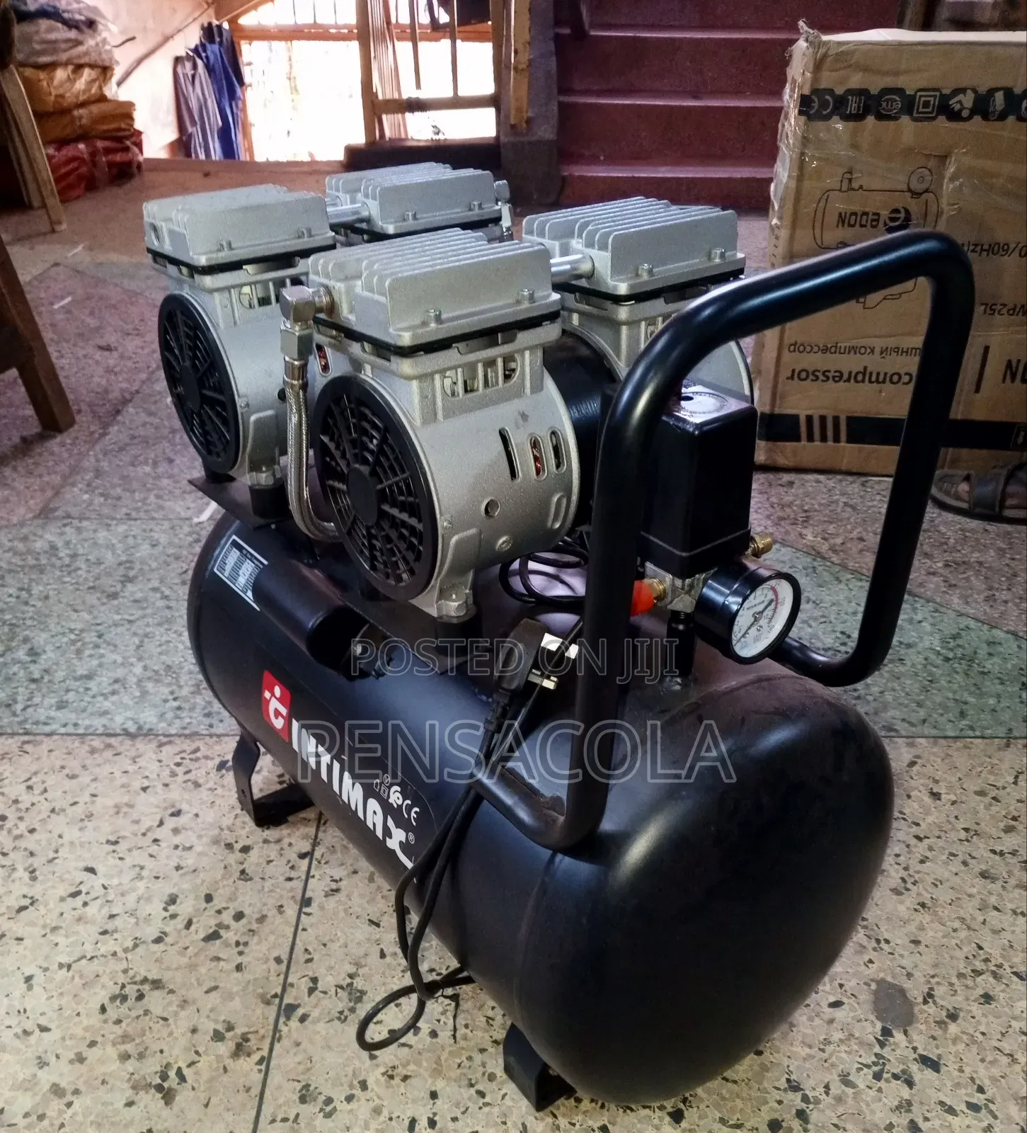 Silent 50 Liters Compressor Double Head