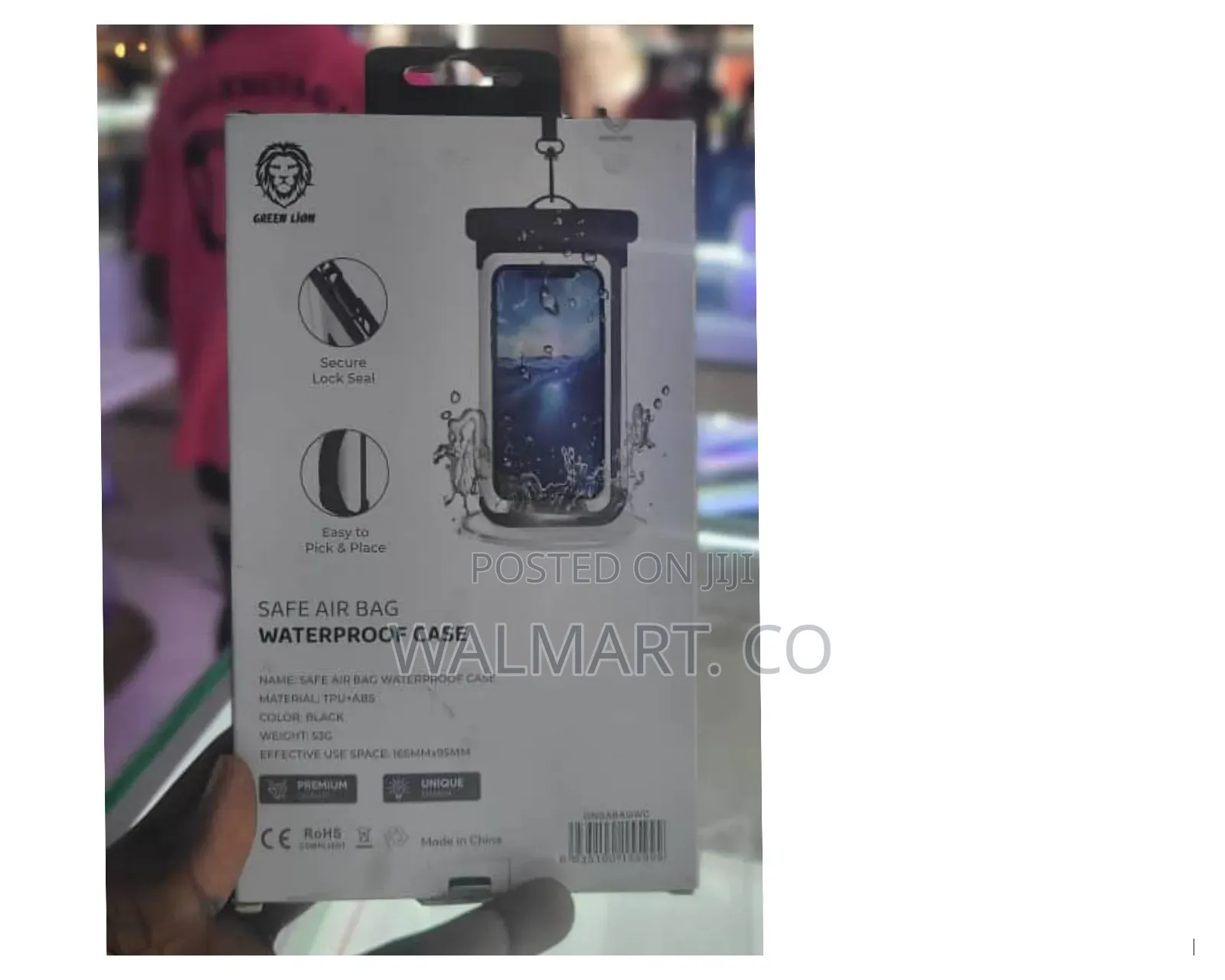 Green Lion Safe Waterproof Phone Case