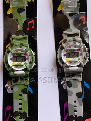 Unisex Plastic/Silicone Round Kids Watches