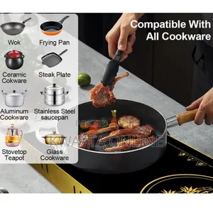Sokany Induction Cooker Ceramic Double Burner Glass Hotplate-1200w