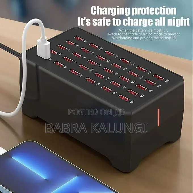 30 Port 150 Watt Usb Charging Station