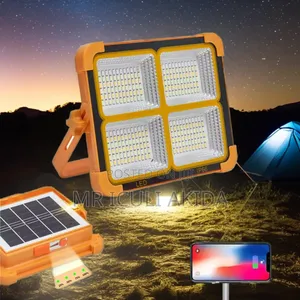 Portable Led Projector 200w Rechargeable Solar Flood Light