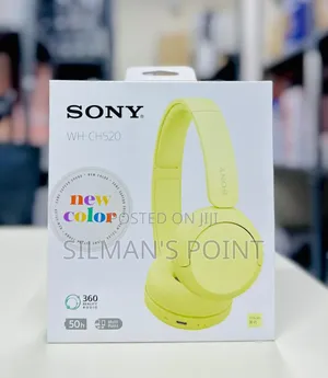 Sony Wh-Ch520 Headphones Yellow