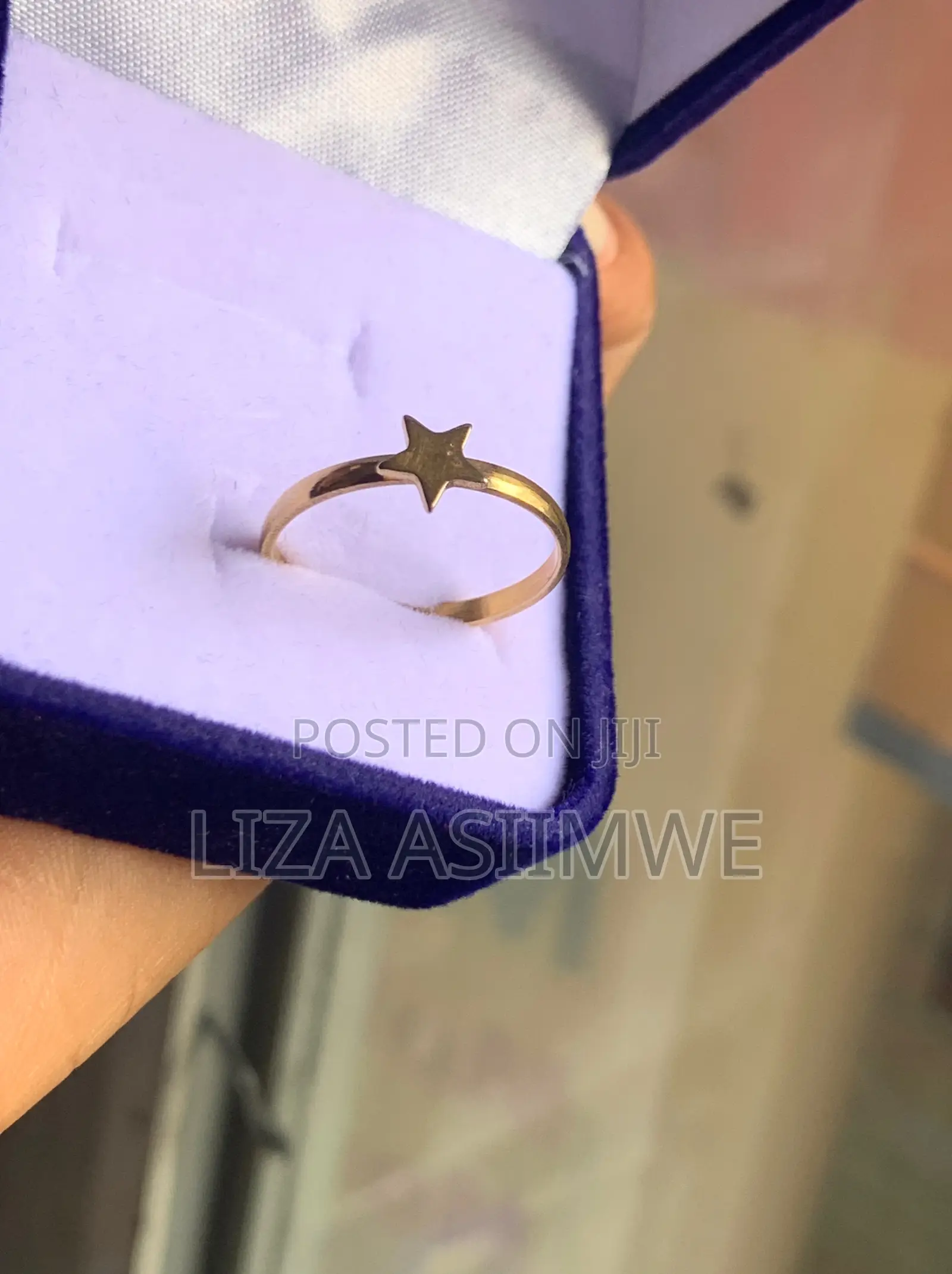 Simple Star Engagement Ring (Size 17)(7)