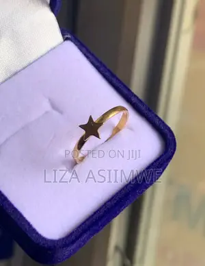 Simple Star Engagement Ring (Size 17)(7)