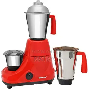 3-in-1 Mixer Grinder With Stainless Steel Jars Blades