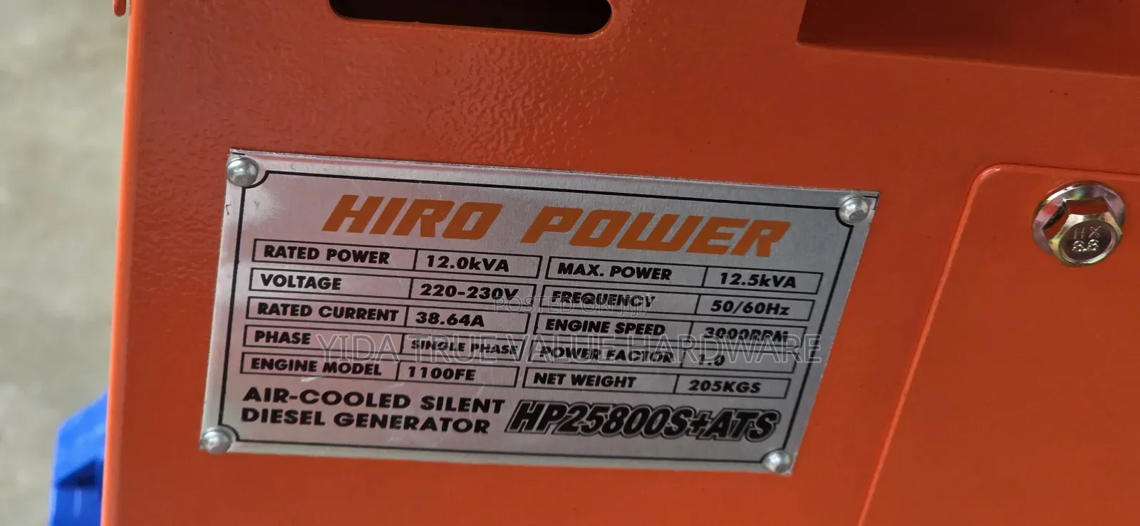 Generator Hiro Power 12kva Japan