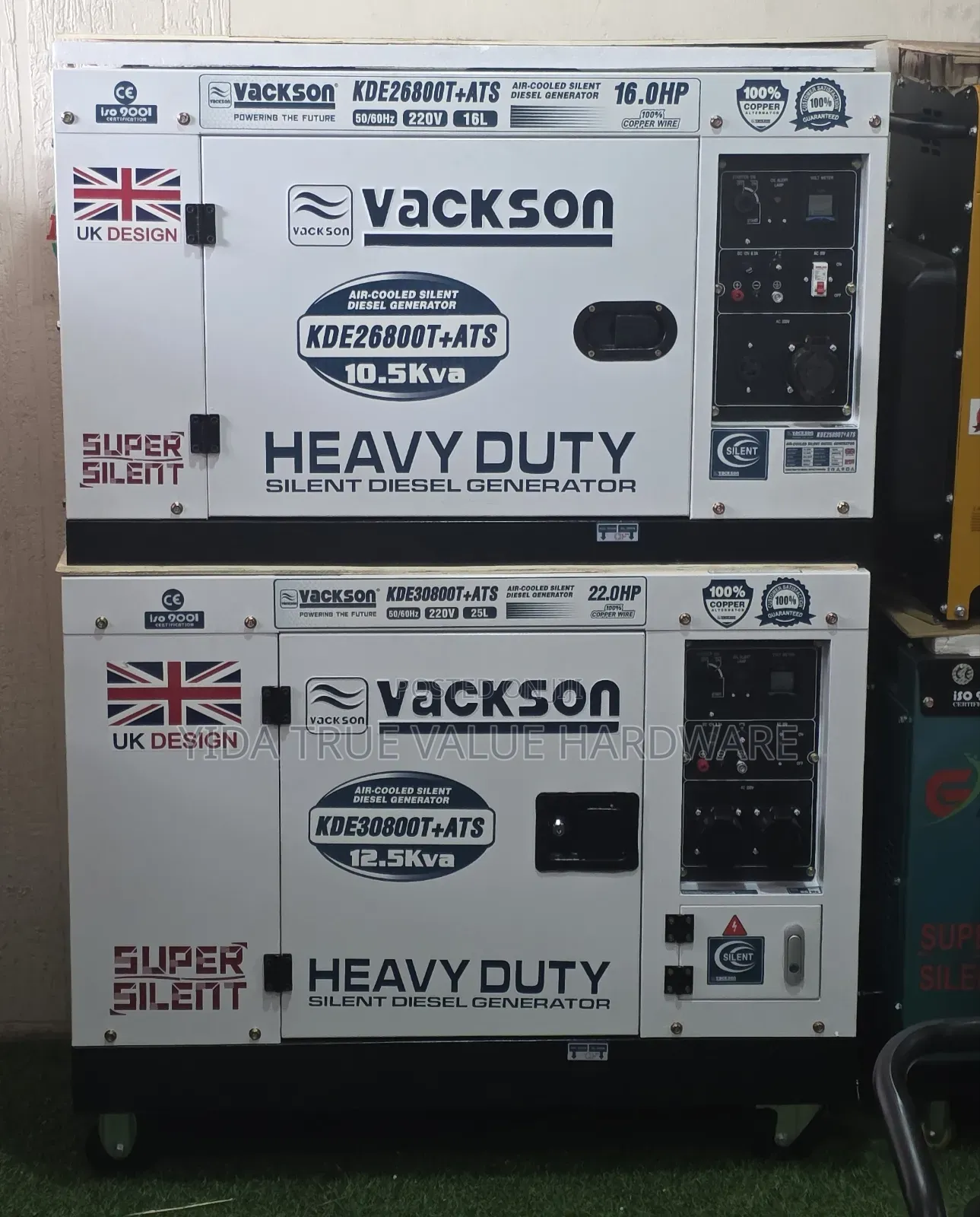 Generator Vackson 10kva Low Noise