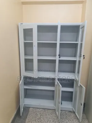 Directorate File Cabinet 3 Doors Half Glass