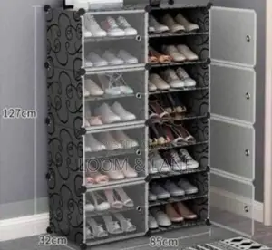 8 Door Plastic Shoe Rack