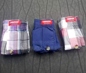3 Pc Pack Yarrison Mens Cotton Boxers(2 Checkered + 1 Plain)