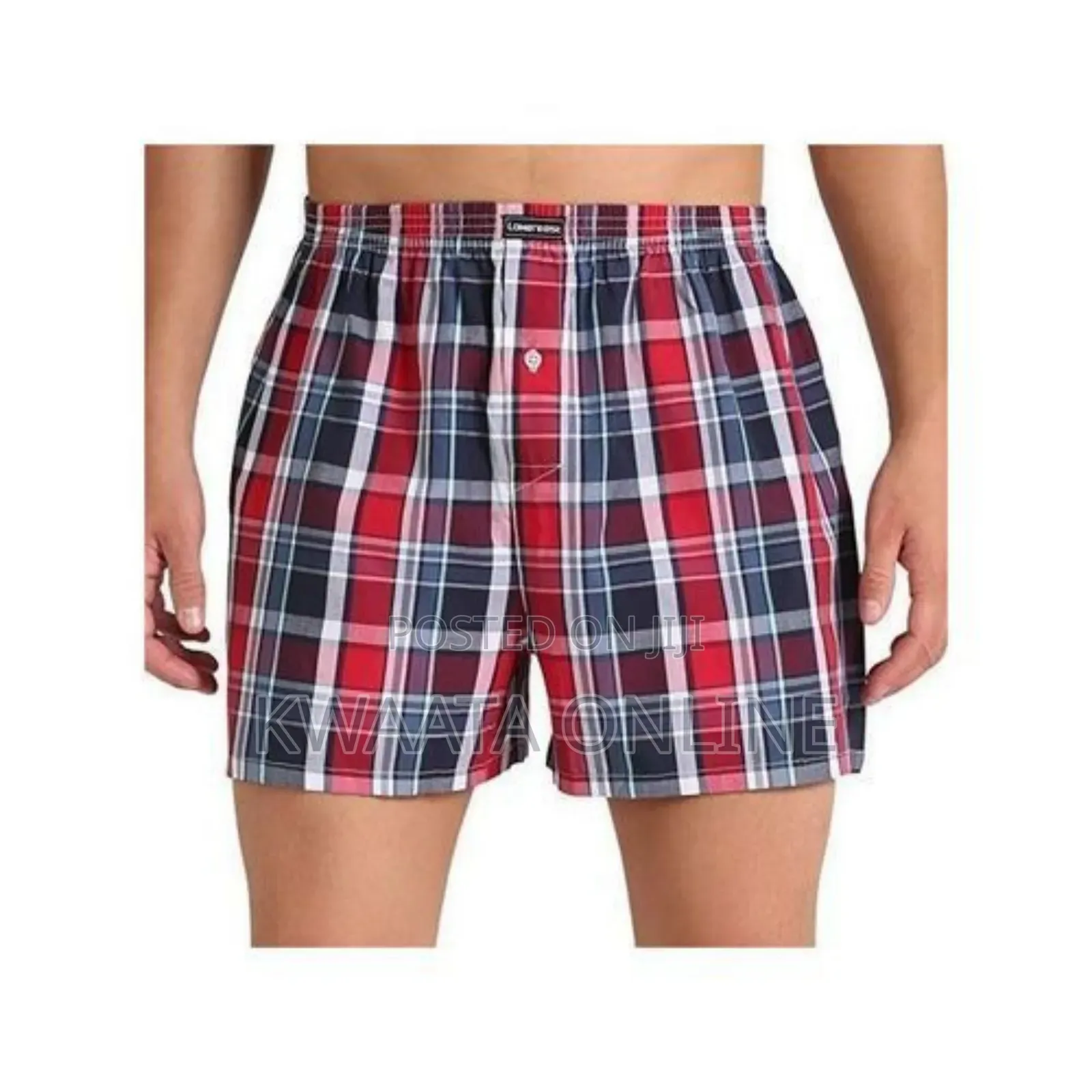 3 Pc Pack Yarrison Mens Cotton Boxers(2 Checkered + 1 Plain)