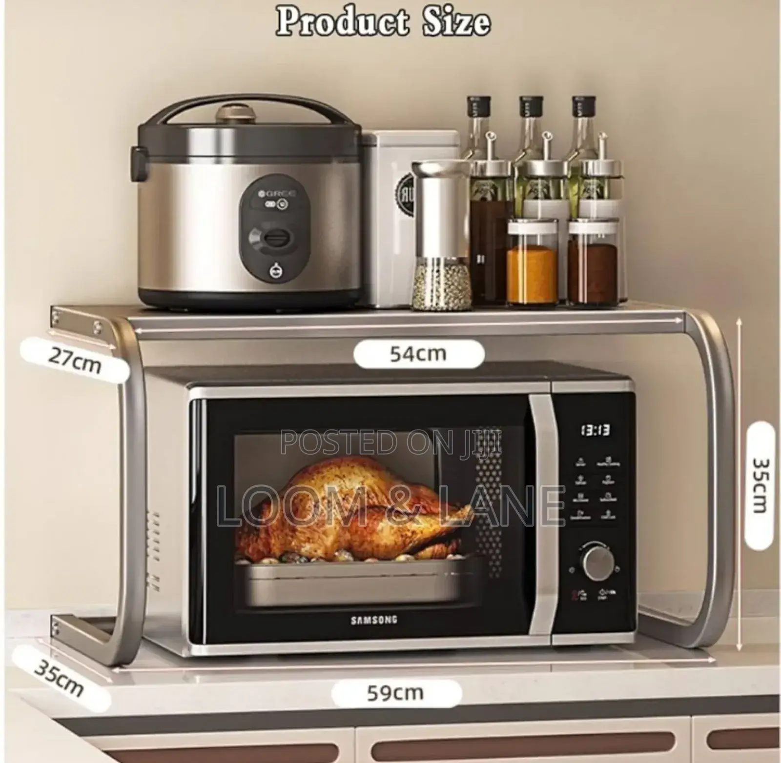 Microwave Stand Kitchen Counter Organiser